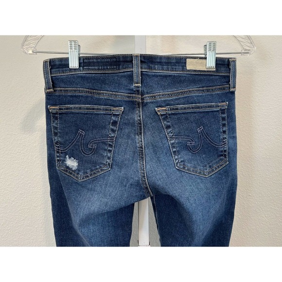 AG AG-ED Denim Womens ‘The Leggings’ Distressed Blue Skinny Jeans 26R - Picture 2 of 7